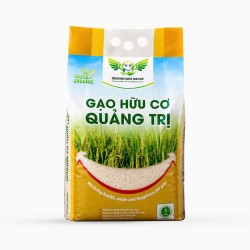 GẠO HỮU CƠ QUẢNG TRỊ TỐT CHO NGƯỜI TIỂU ĐƯỜNG, GÚT, BÉO PHÌ (TÚI 5 KG)